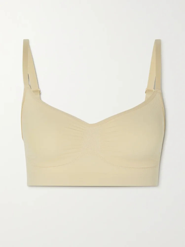 LIGHTWEIGHT COTTON STRAIGHT NECK BRALETTE