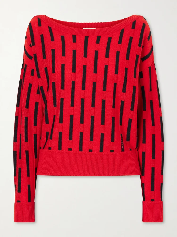 gianni knitted wool sweater