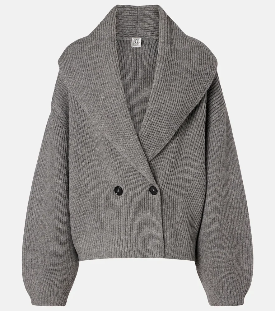 Wool-blend cardigan