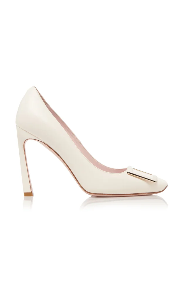 Belle Vivier Trompette Leather Pumps