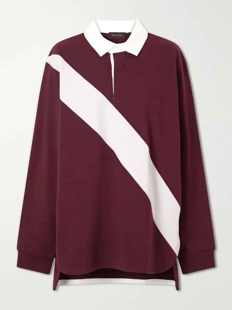 Prism cotton-jersey polo shirt