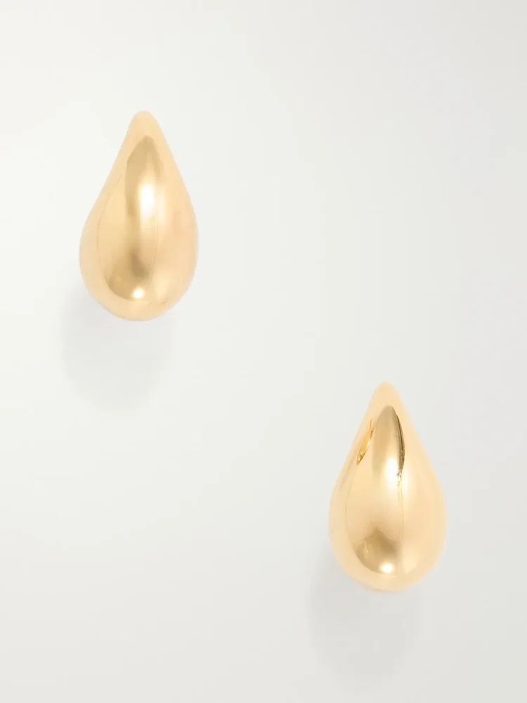 Candy Drop gold-plated sterling silver earrings