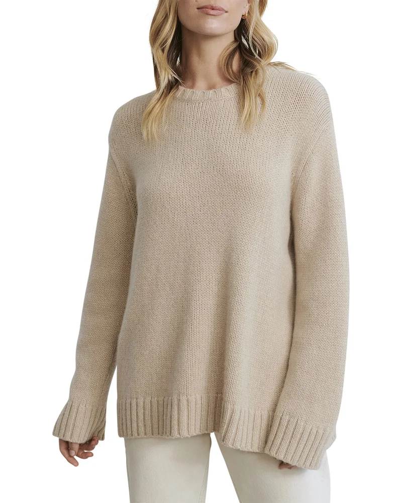 Amelia Cashmere Crewneck Sweater