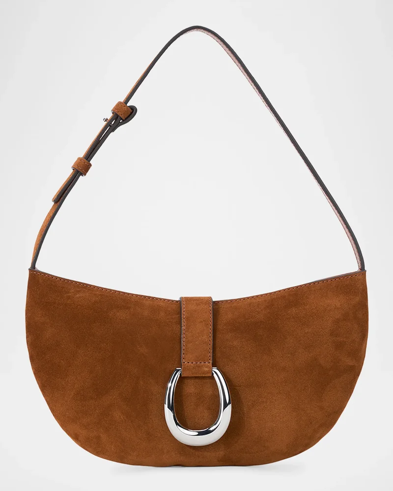 Harlow Suede Shoulder Bag