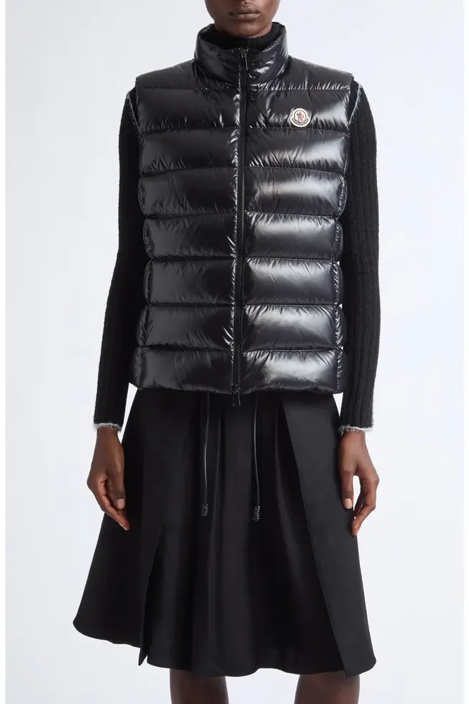 Ghany Mock Neck Down Puffer Vest