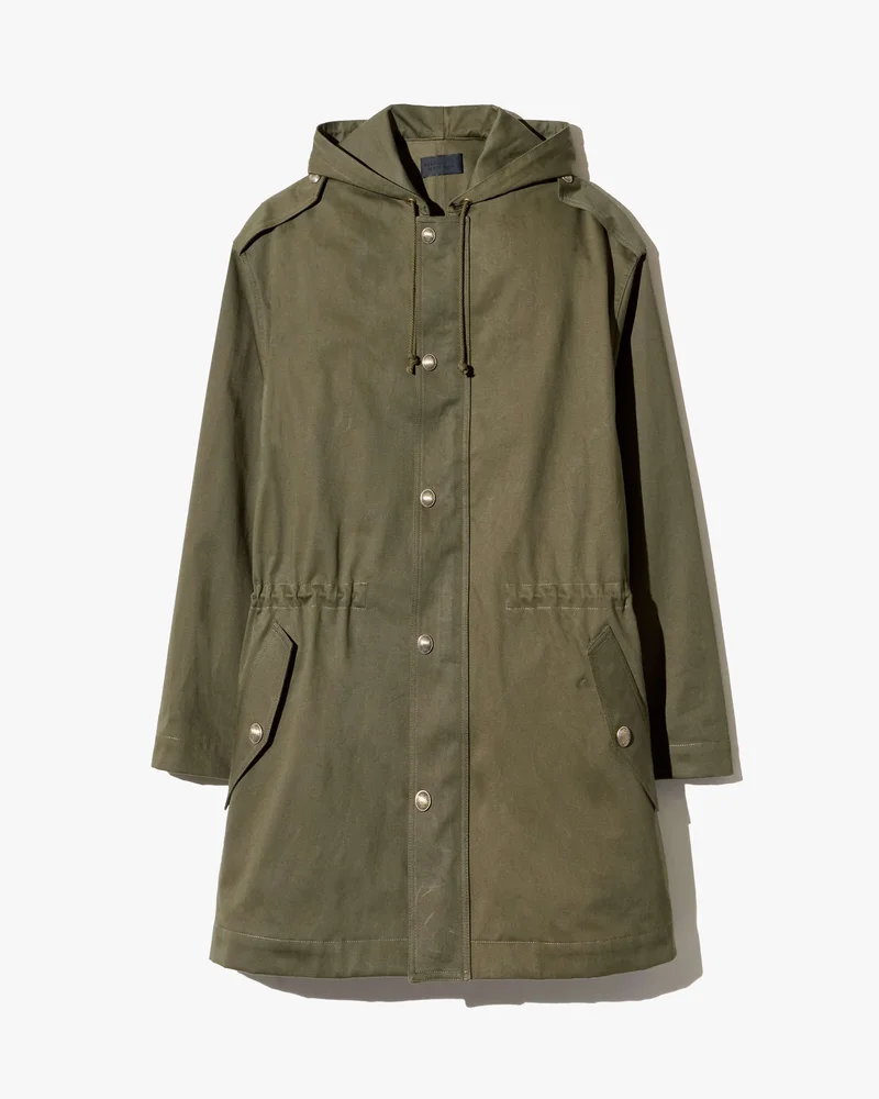 Lucienne Cotton Parka in Army Green