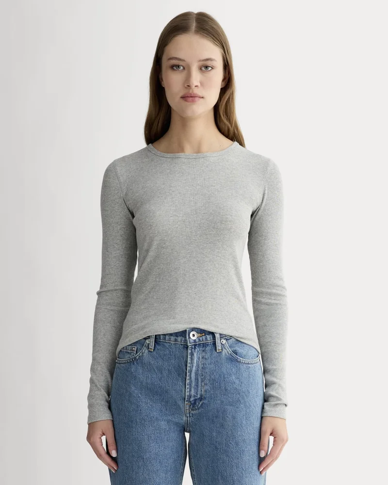 The Luxe Rib Long-Sleeve Crewfound