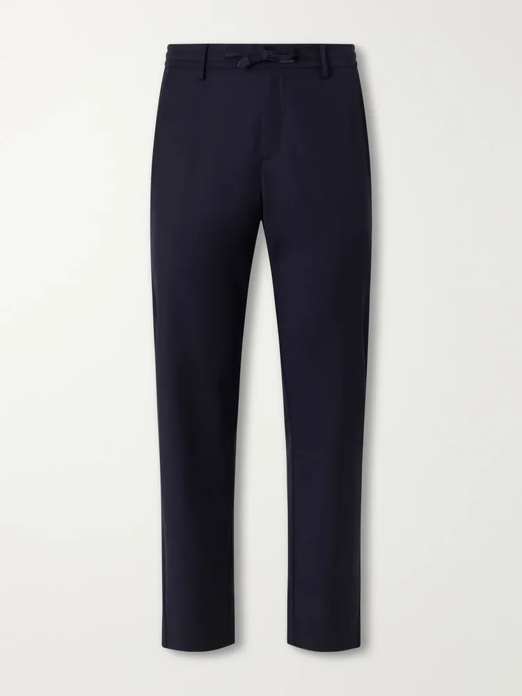 Tapered Stretch-Wool Gabardine Trousers
