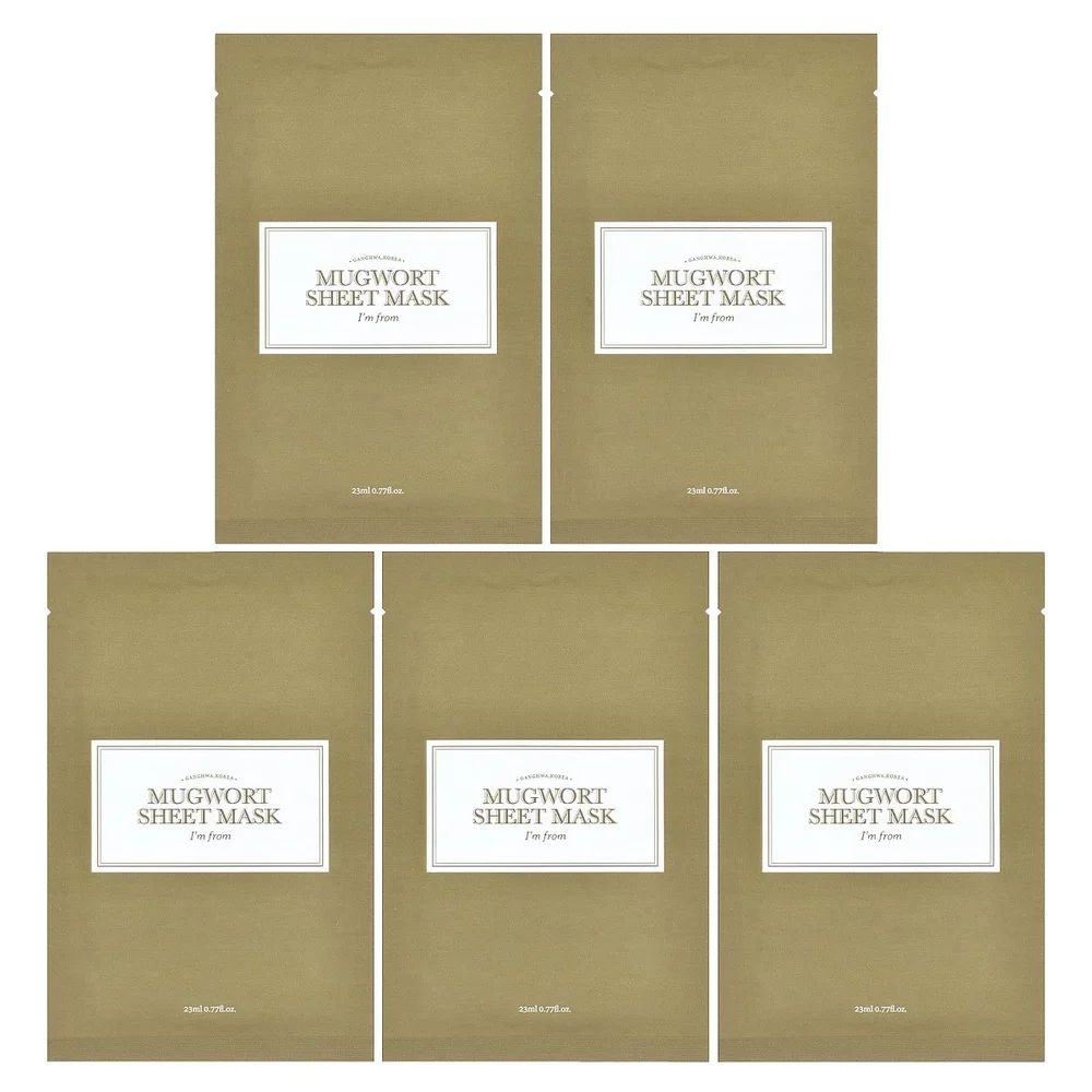 Mugwort Beauty Sheet Mask, 5 Sheets