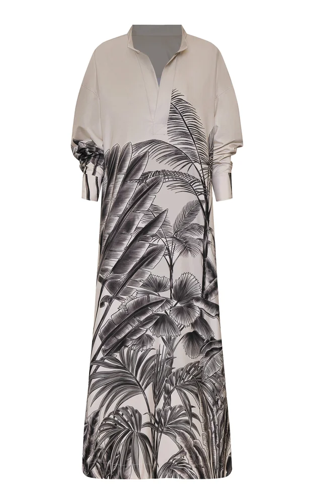 Montse Printed Cotton-Poplin Tunic