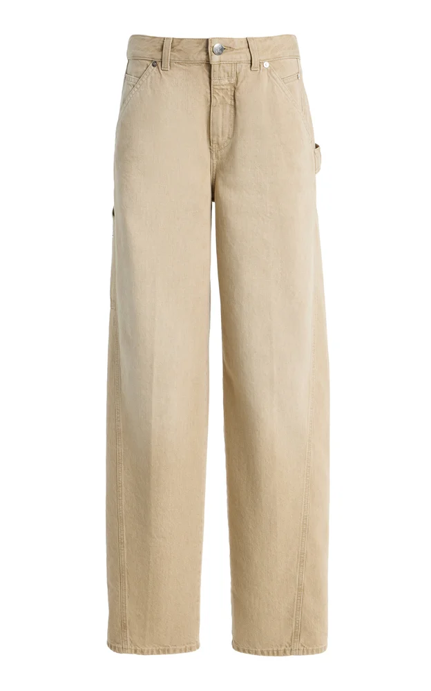 Weston Rigid Mid-Rise Wide-Leg Jeans