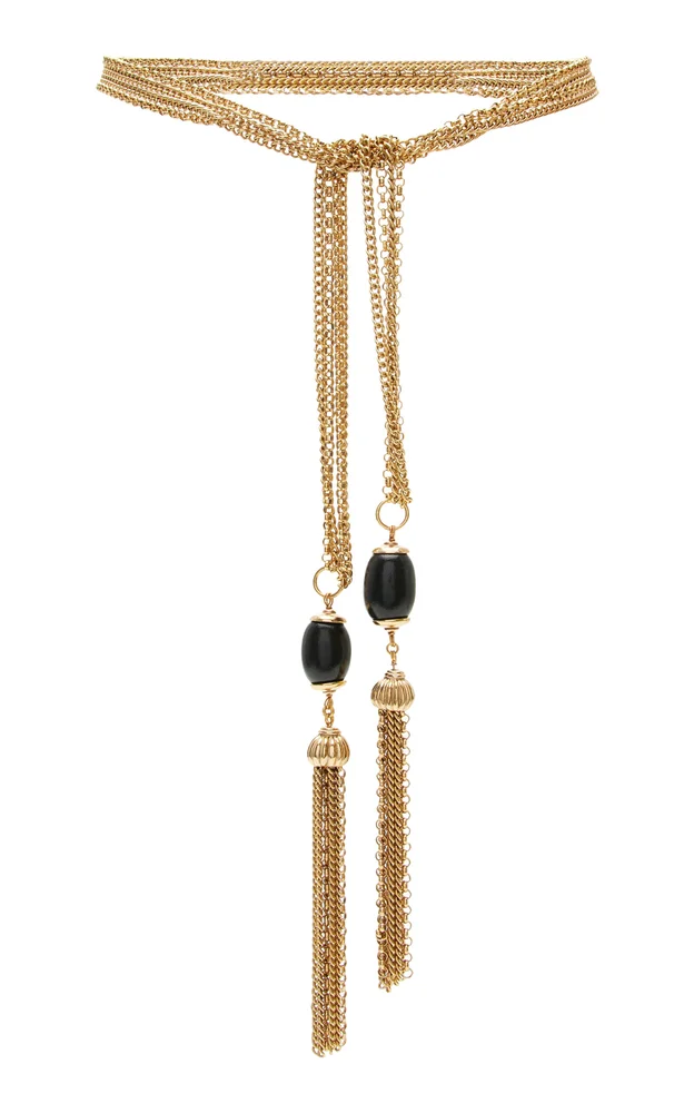 Exclusive Chain Tassel Necklace Belt