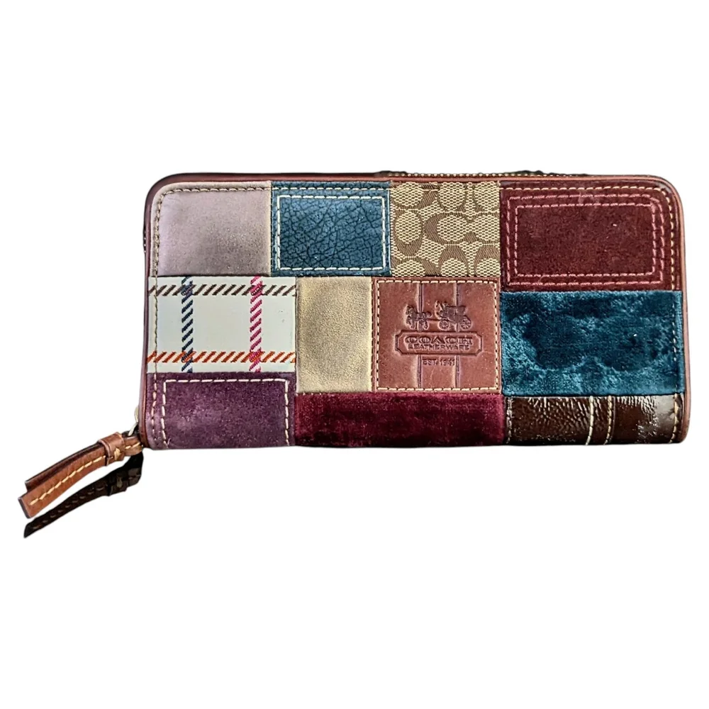 Pre-Owned Vintage Patchwork Purse Wallet