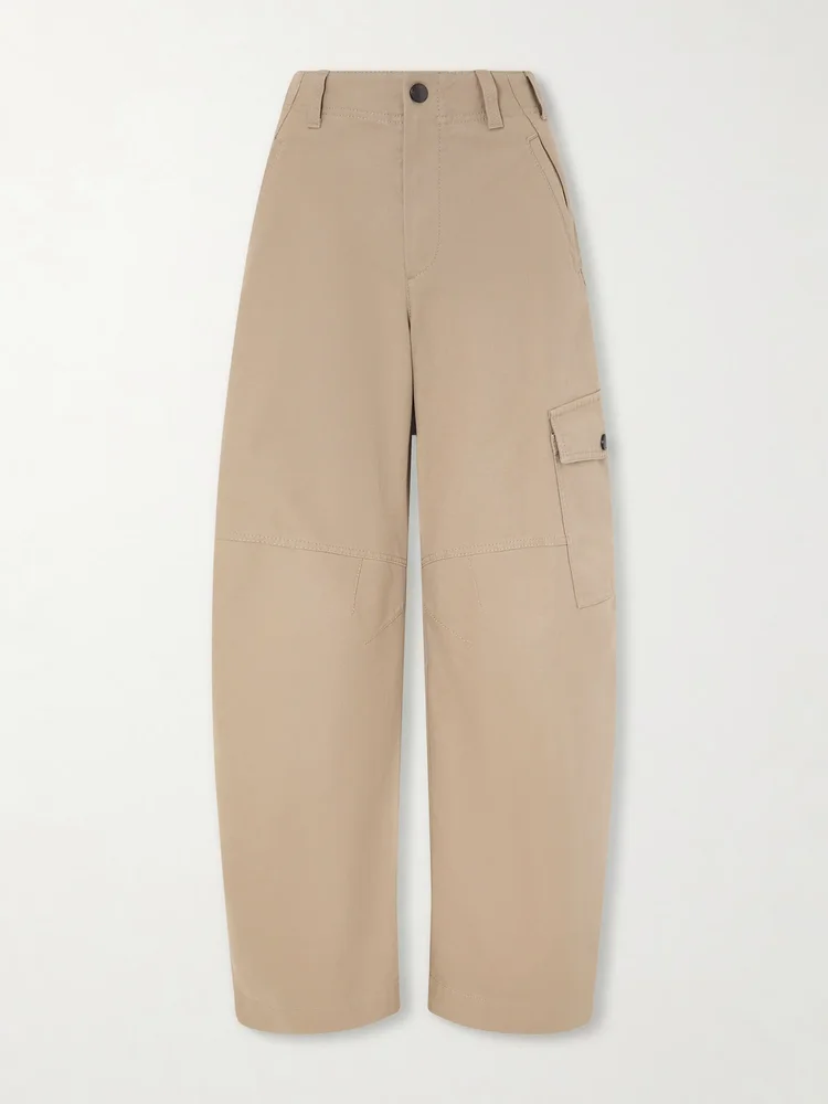 High-rise barrel jeans