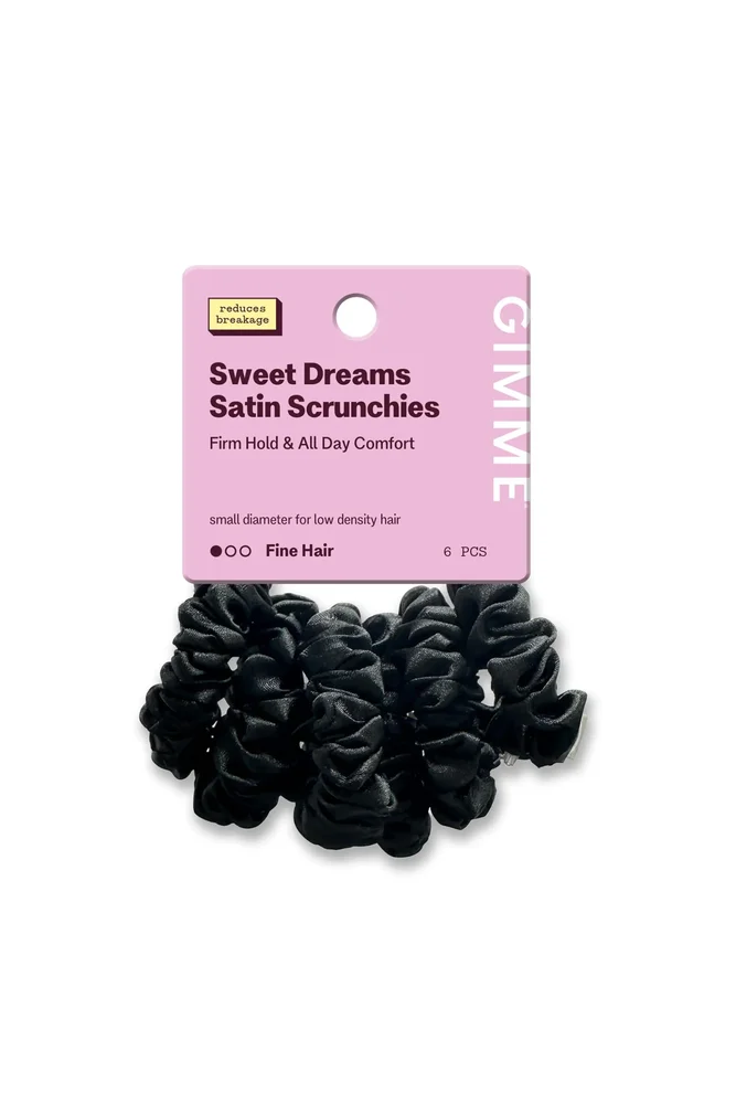 Slim Satin Hair Scrunchies