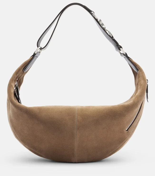 Quiver Small suede shoulder bag