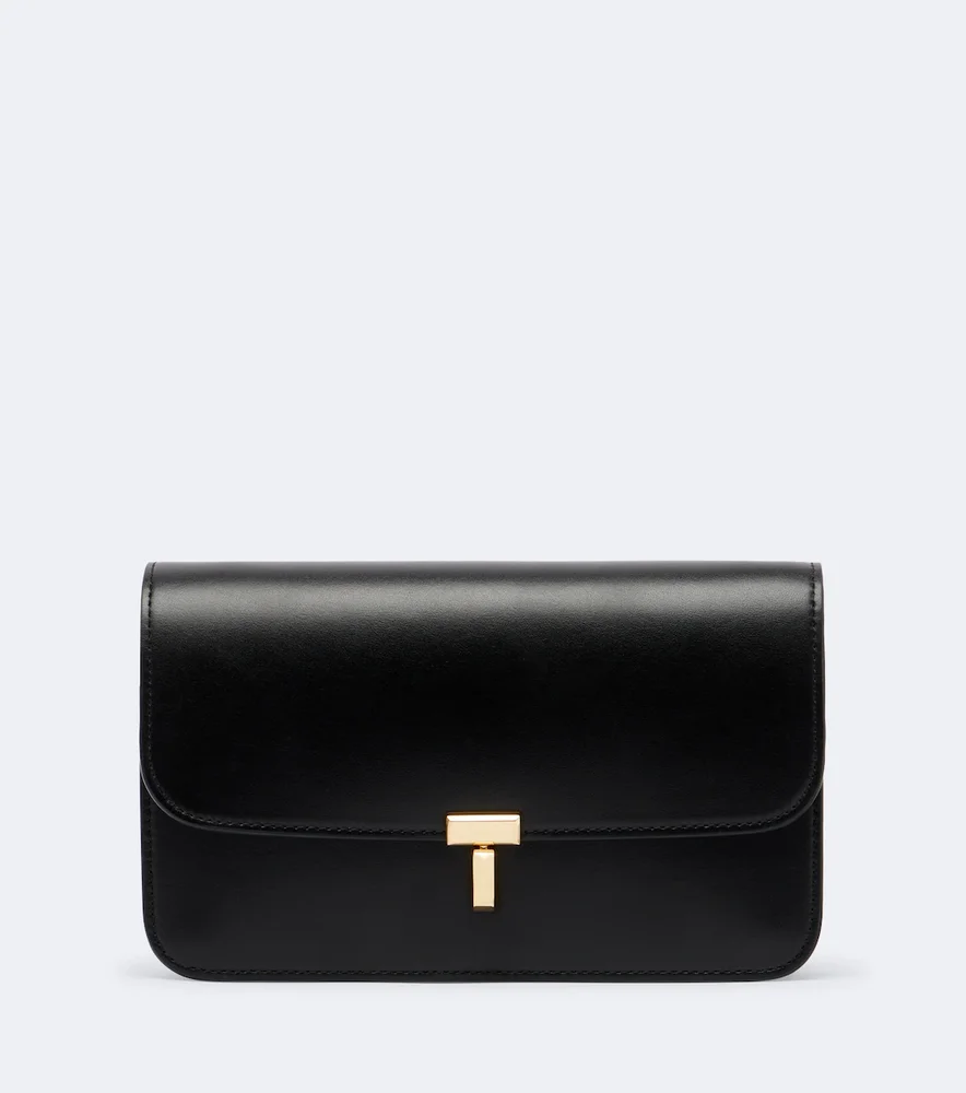 T-Lock leather crossbody bag