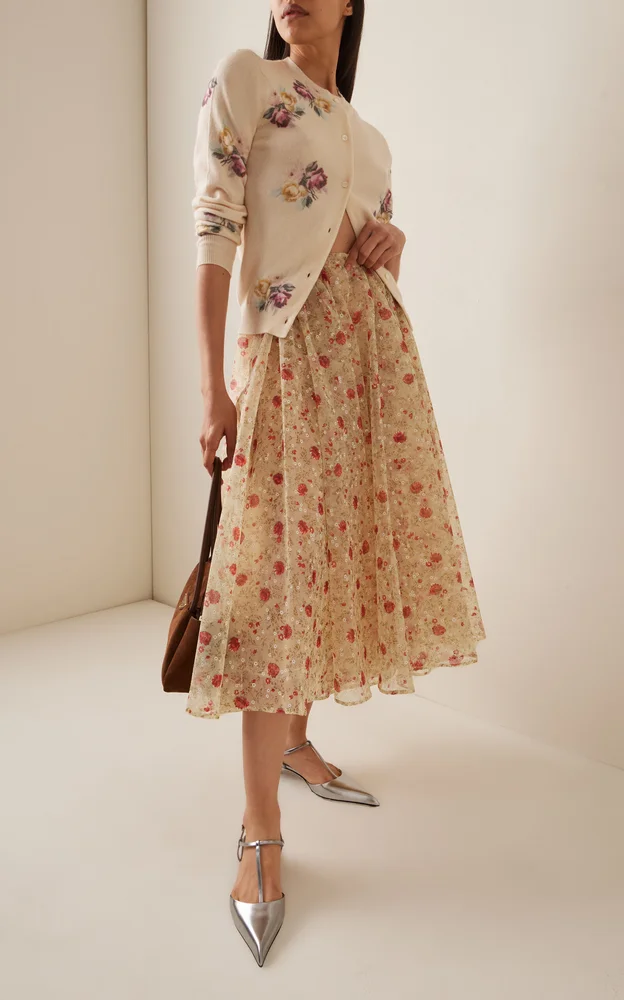 Poppy Nylonette Skirt
