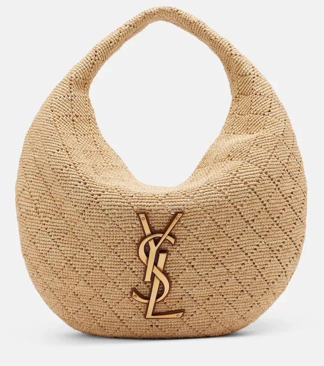 Icare Medium raffia shoulder bag