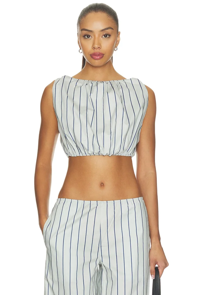 Bubble Cropped Tank Top