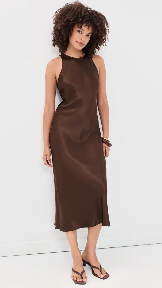 Solene Satin Dress