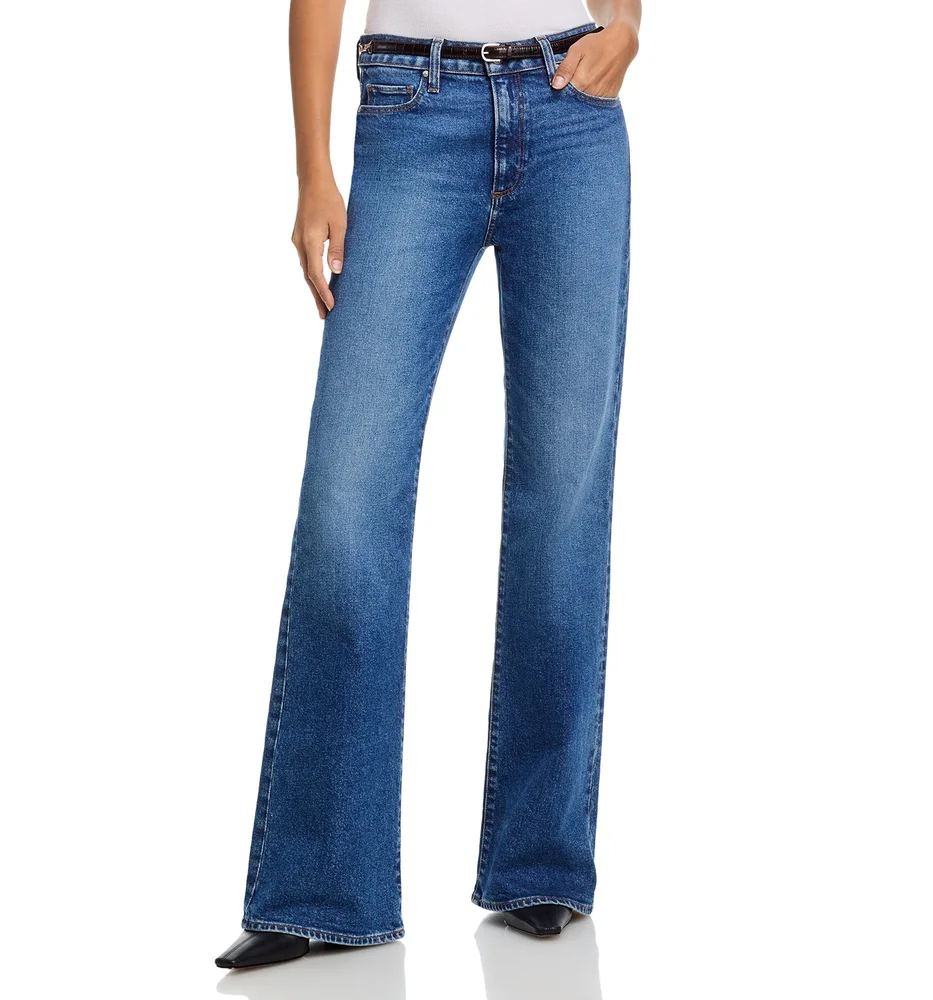 Sofia Mid Rise Soft Flare Jeans