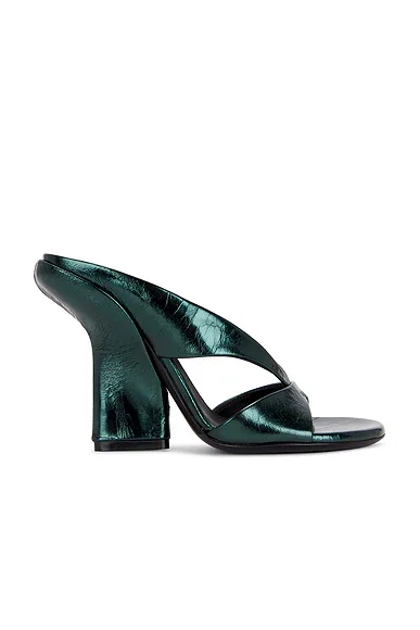 Rounded Toe Slide Mule