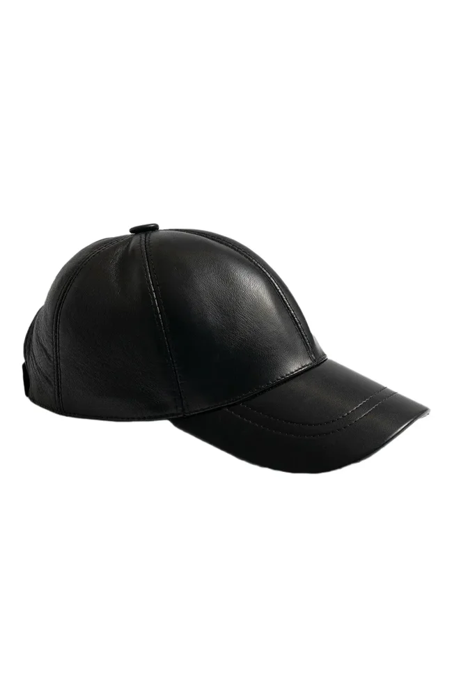 Avalon Leather Baseball Cap
