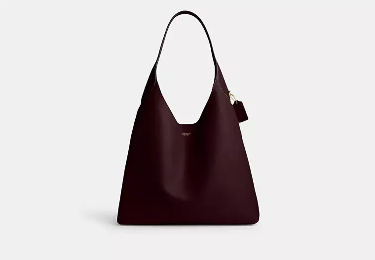 Brooklyn Shoulder Bag 39 in Merlot Leather