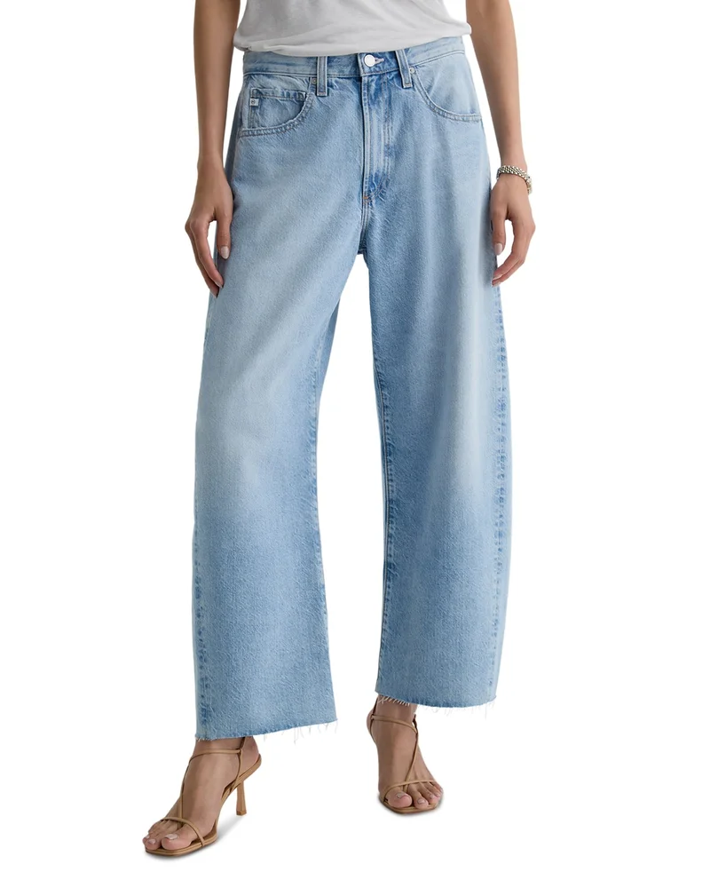 Hattie High Rise Barrel Crop Jeans in Gesture