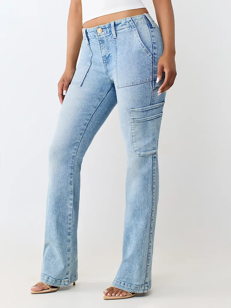 Becca Mid Rise Carpenter Bootcut Jean