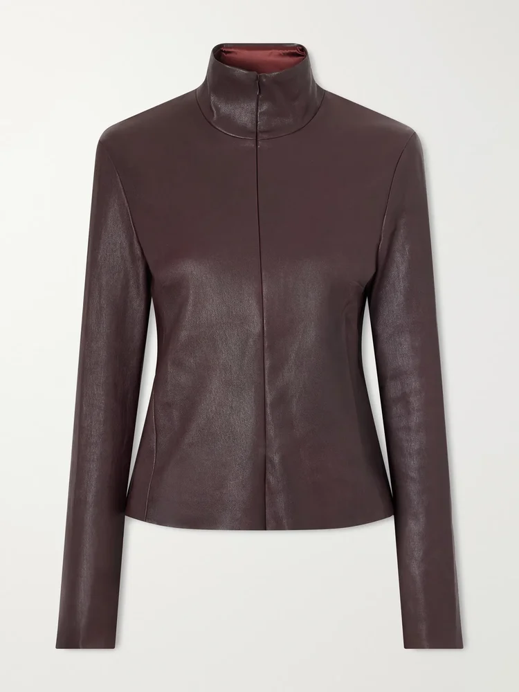 Selene leather top