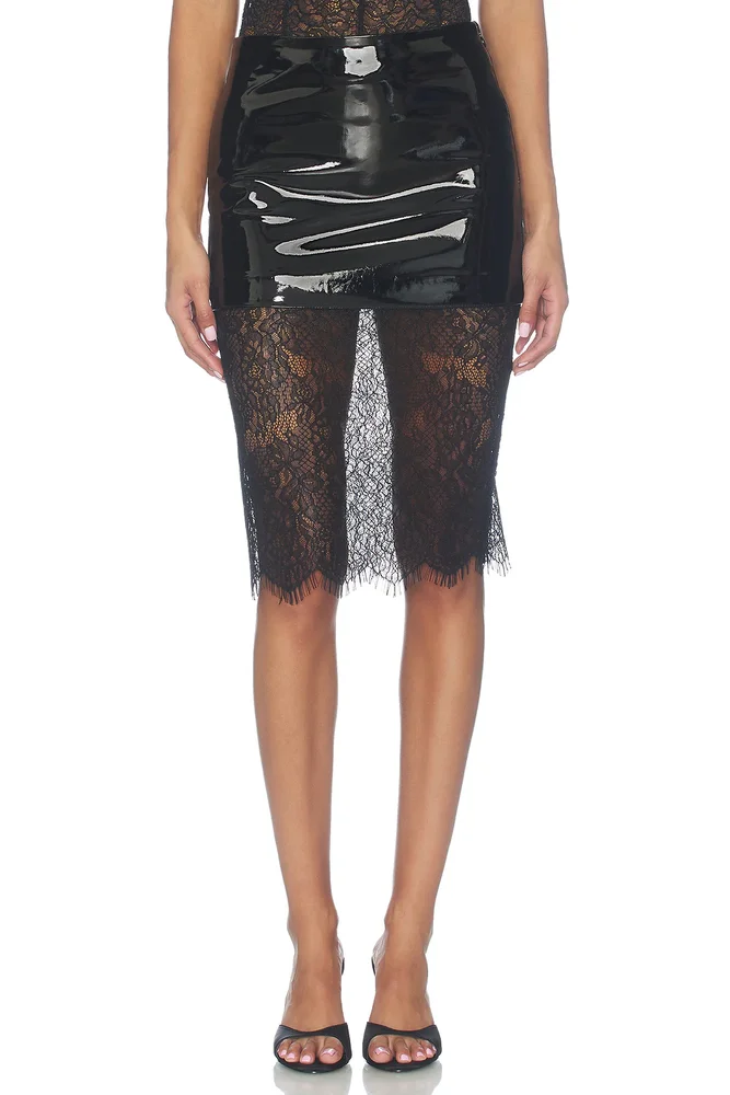X Hannah Lizzy Indrani Midi Skirt