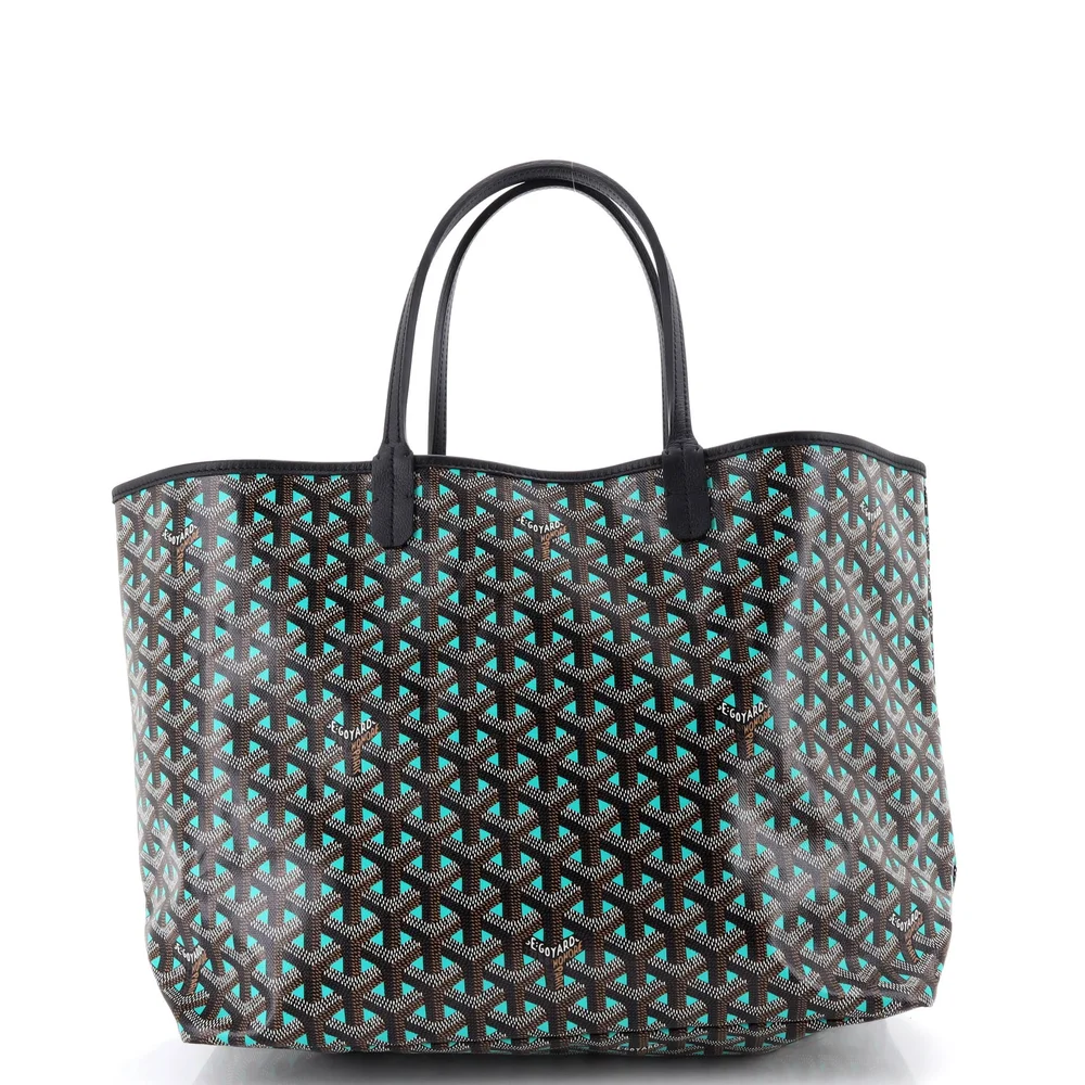 Pre-Owned Saint Louis Tote Claire Voie Coated Canvas PM in Green