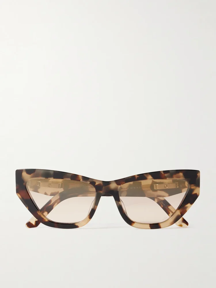 CDior B6I cat-eye tortoiseshell acetate sunglasses