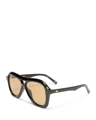 Drizzle Geometric Sunglasses, 56mm
