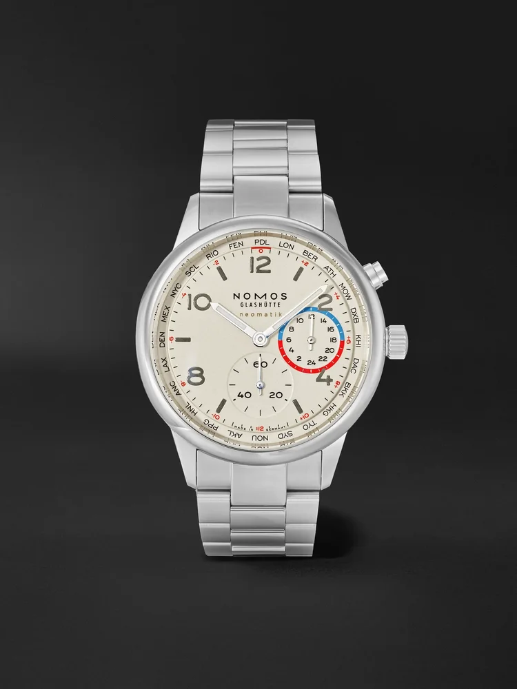 Club Sport Neomatik Worldtimer Automatic Chronograph Stainless Steel Watch