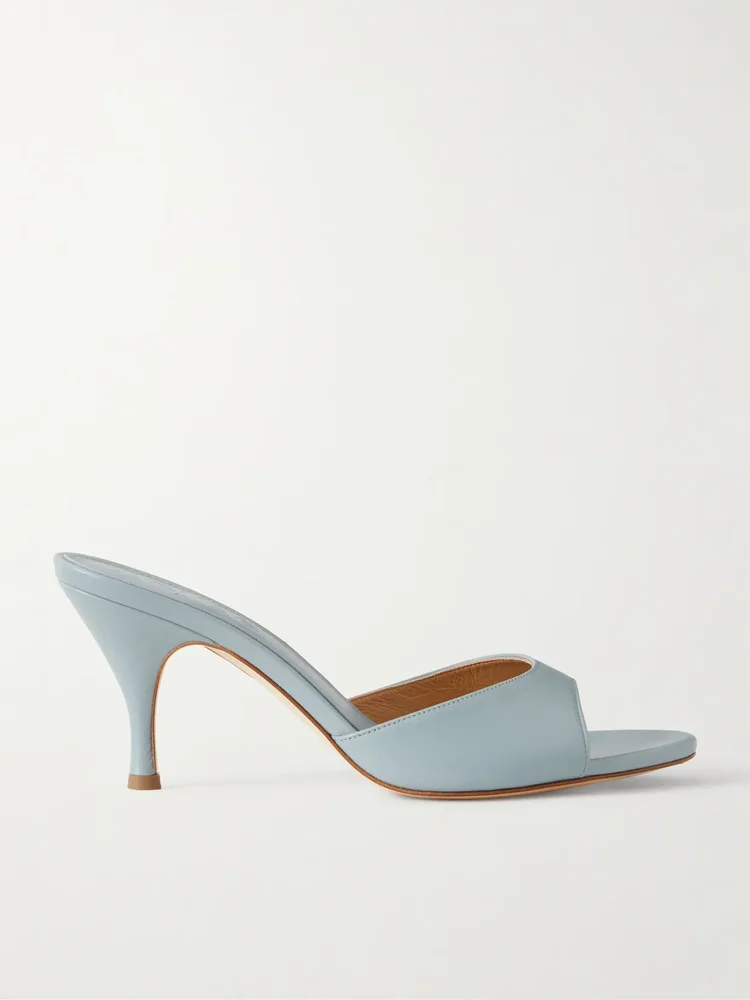 Samia leather mules