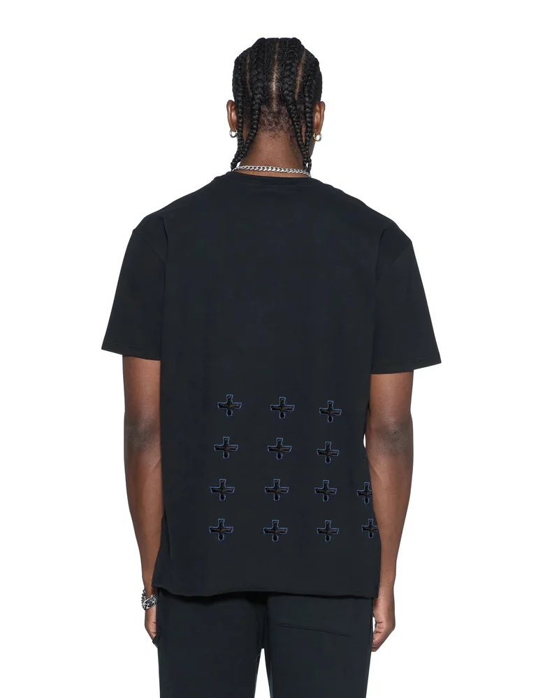 4X4 LUXE BIGGIE SS TEE COBALT BLACK