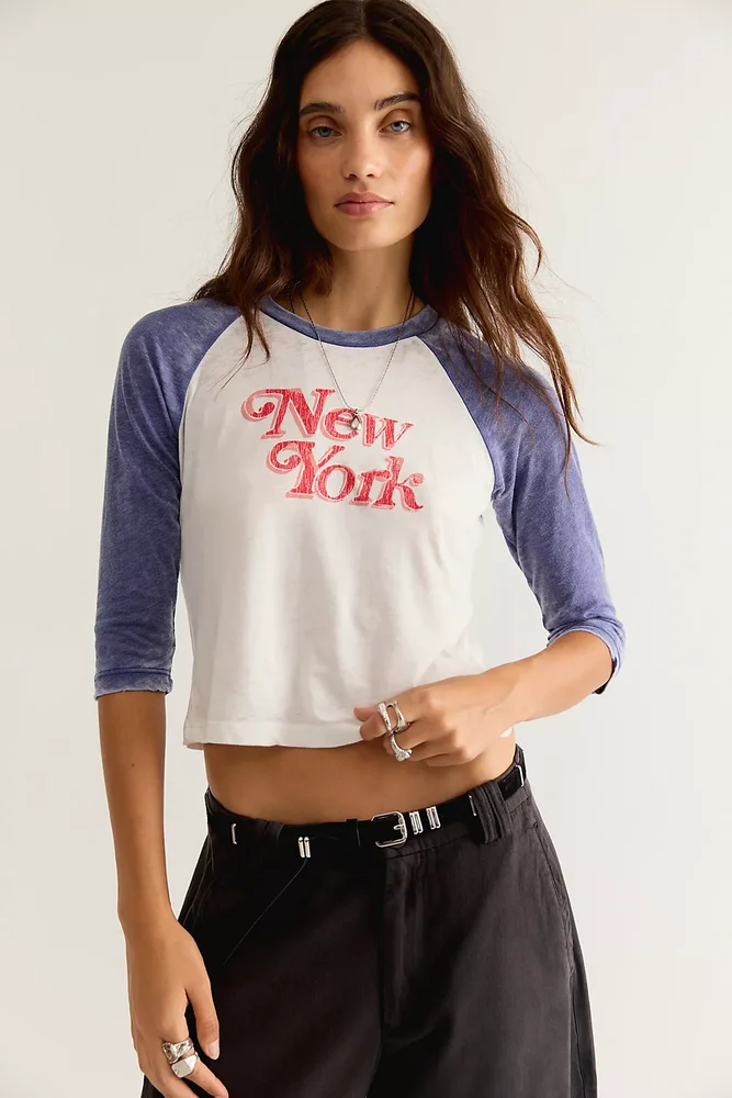 On Base Burnout Raglan Tee