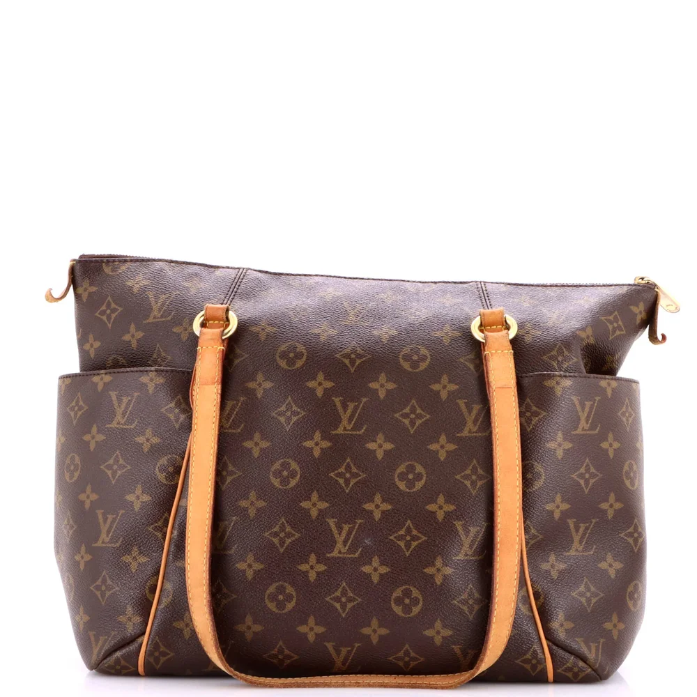 Totally Handbag Monogram Canvas MM, Brown