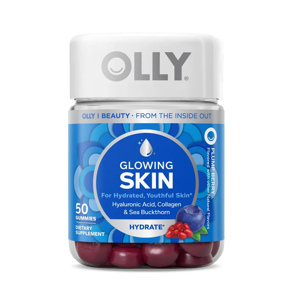 Glowing Skin Collagen Chewable Gummies, Berry, 50ct