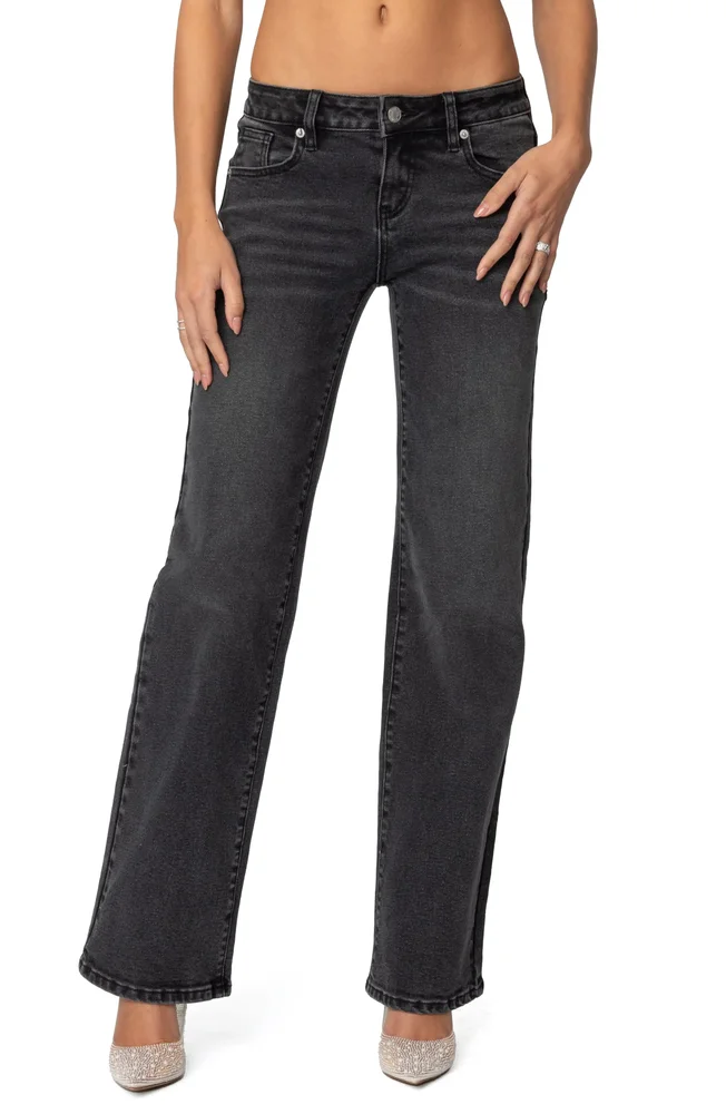 Shayna Low Rise Straight Leg Jeans