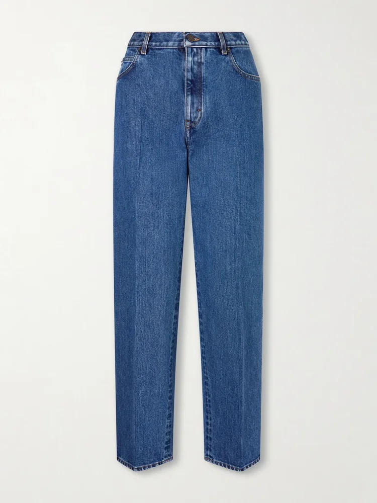 Brooke high-rise straight-leg jeans