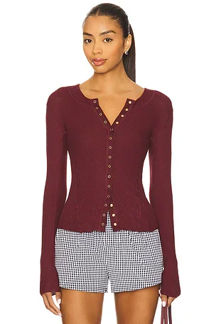 x Intimately FP Going Places Cardi In Acai