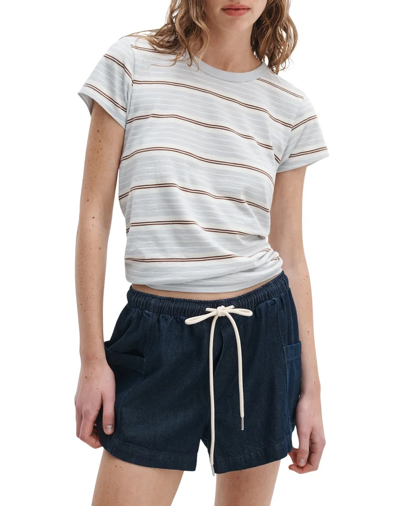 The Slub Stripe Tee