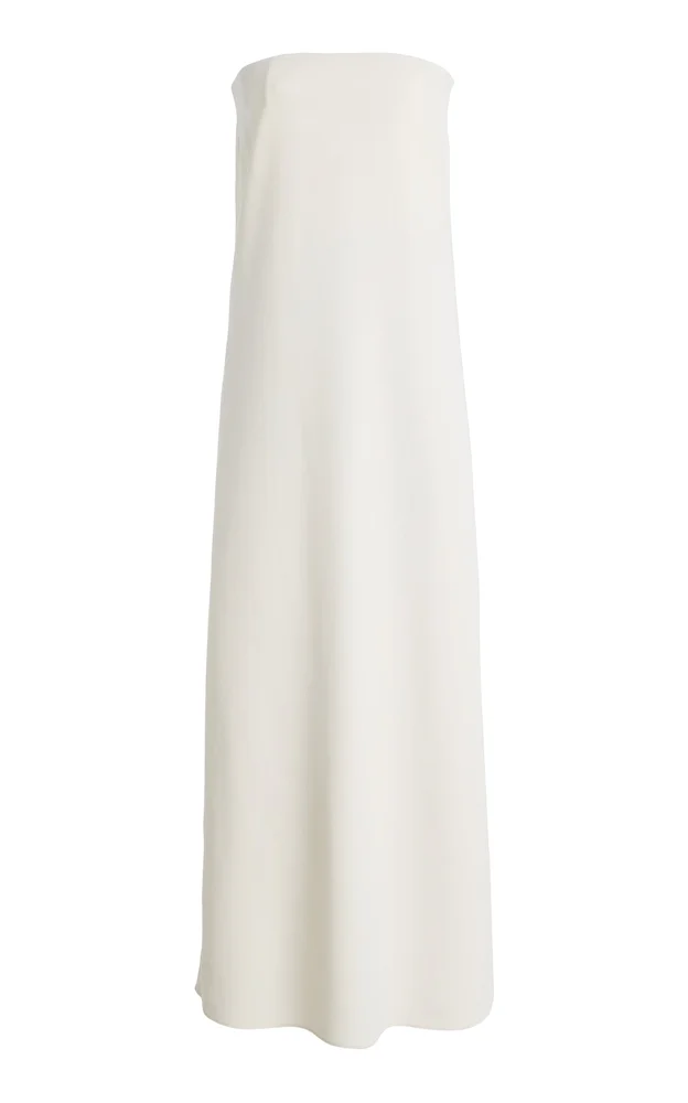 Strapless Column Maxi Dress
