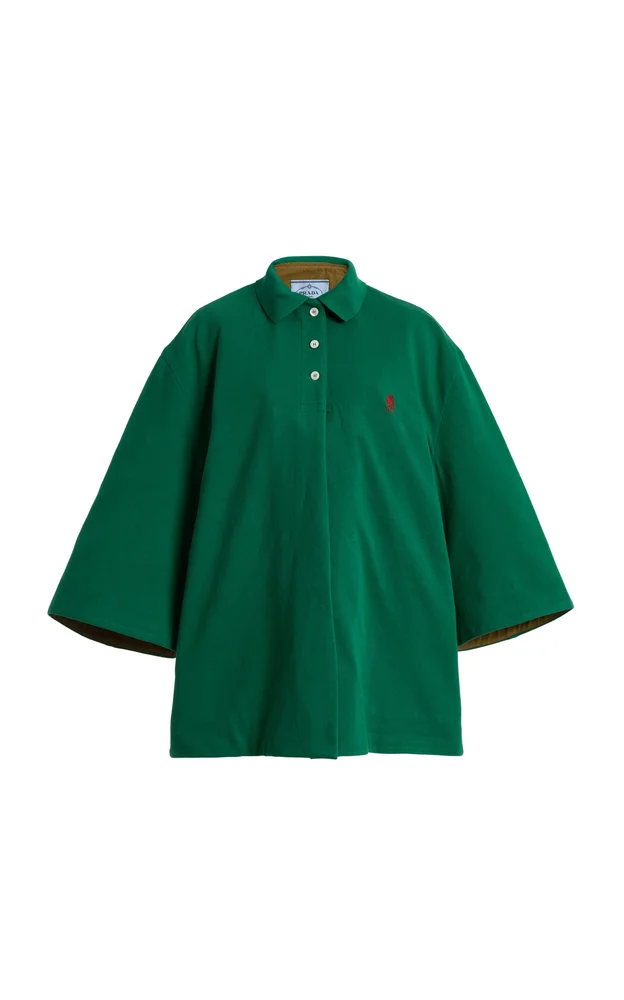 Cotton Pique Polo Jacket