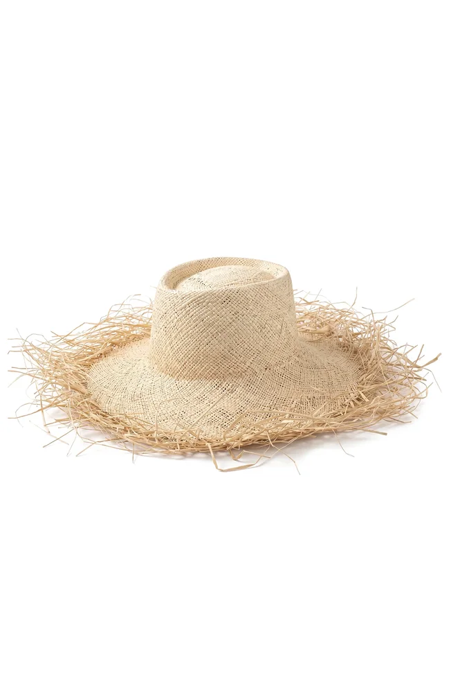 The Catalina Frayed Straw Sun Hat
