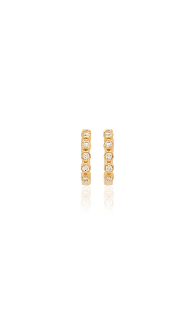 14K Gold Diamond Earrings